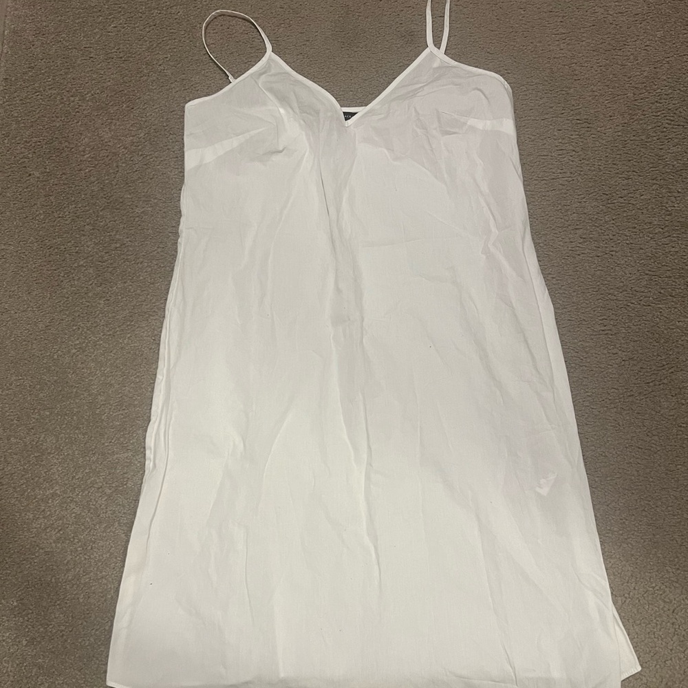 Elegant White Slip Dress